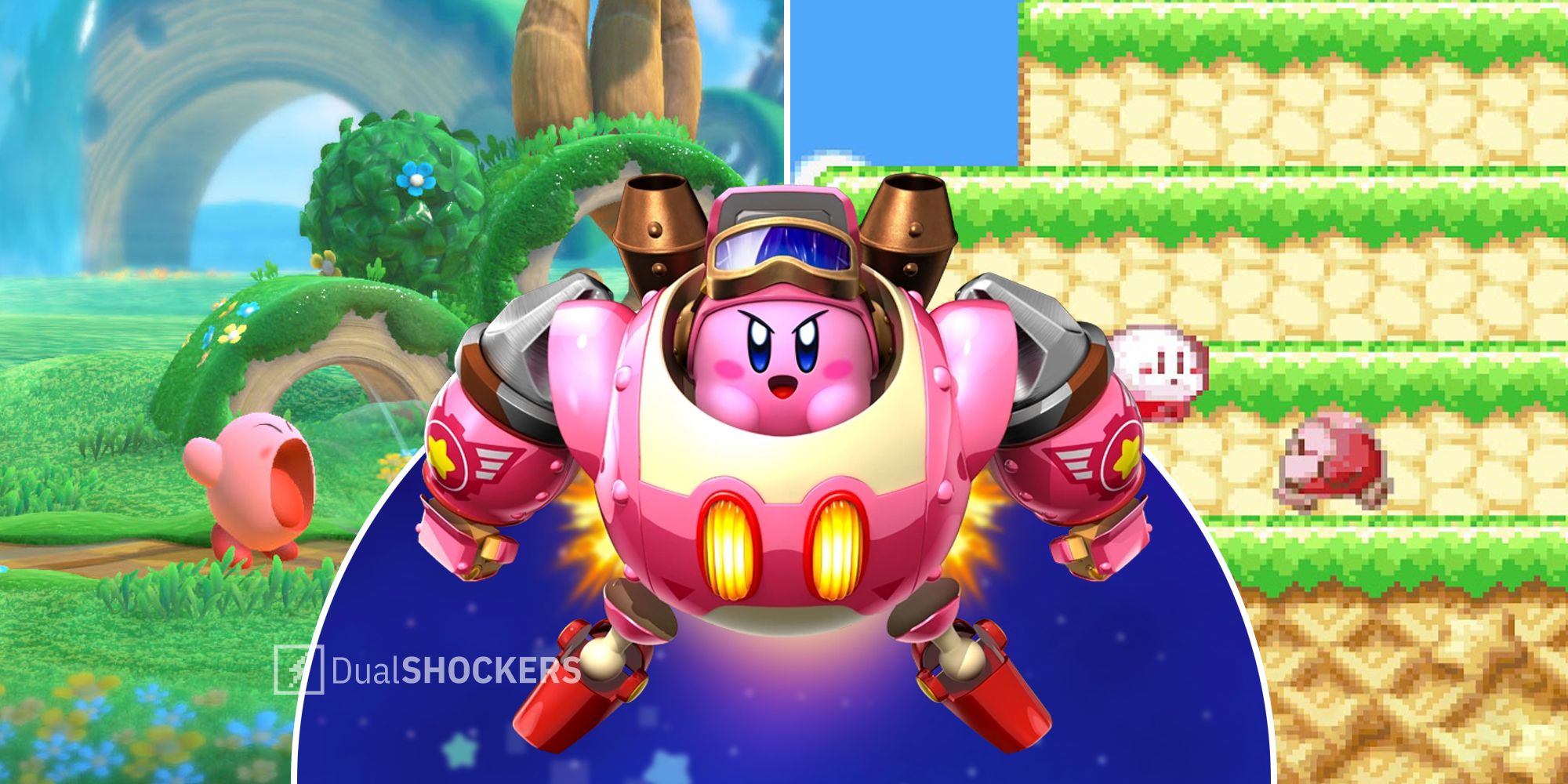 Kirby Star Allies, Kirby: Planet Robobot, Kirby's Dream Land 3 gameplay