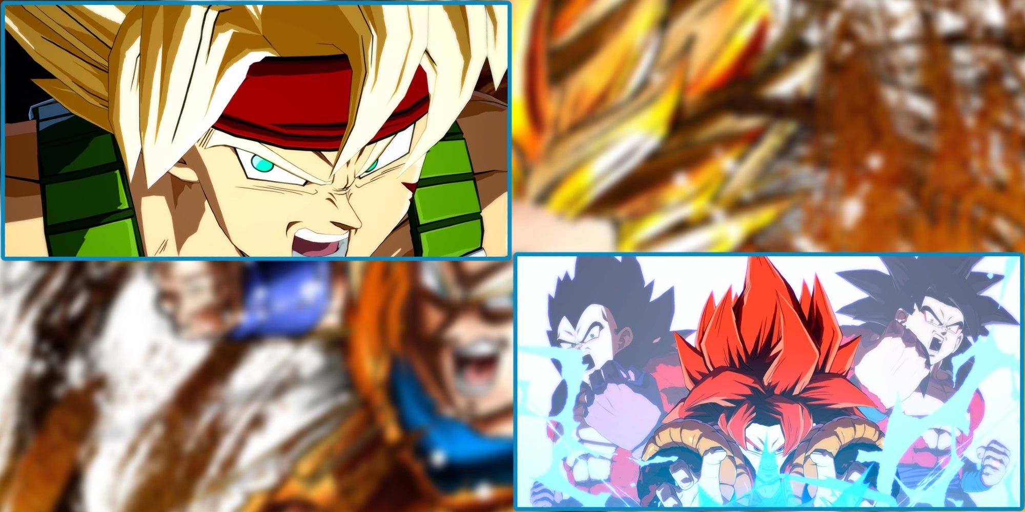 Bardock and SS4 Gogeta in Dragon Ball FighterZ