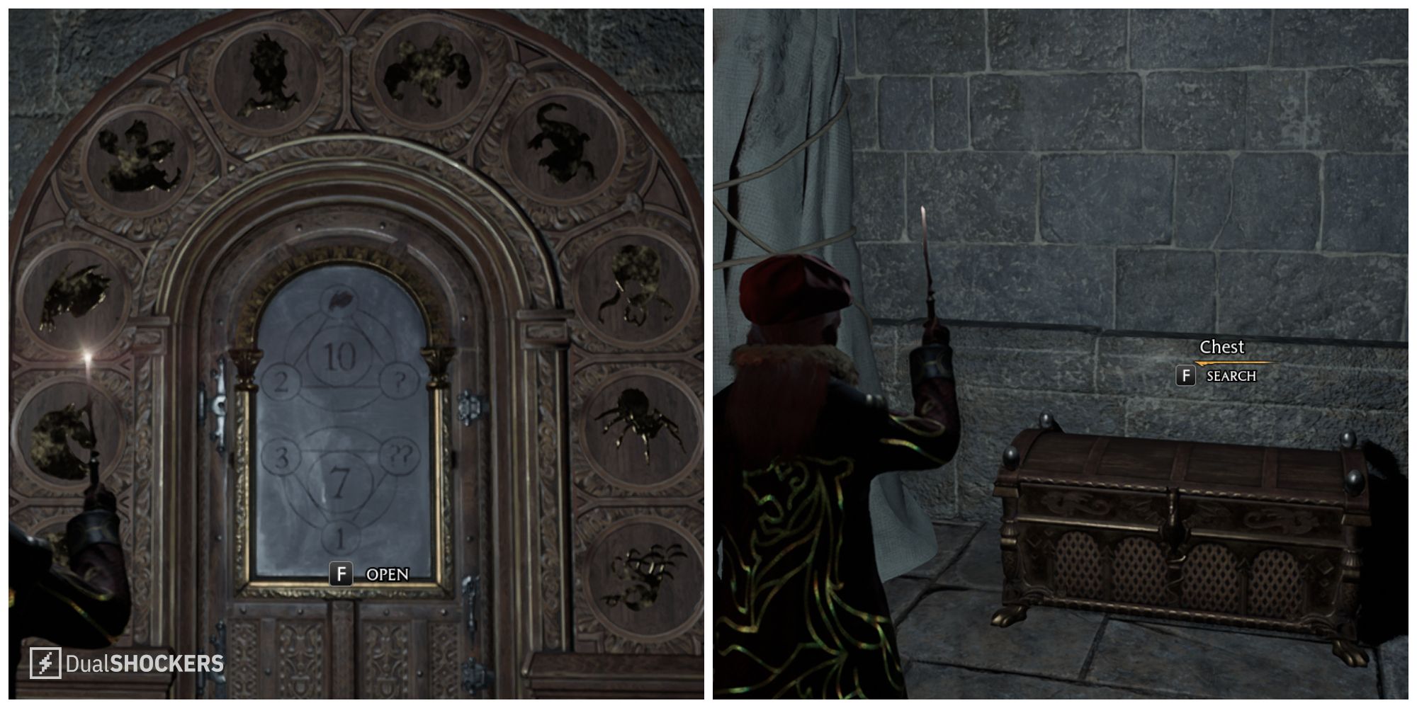 Hogwarts Legacy The Great Hall Puzzle Door Solution 