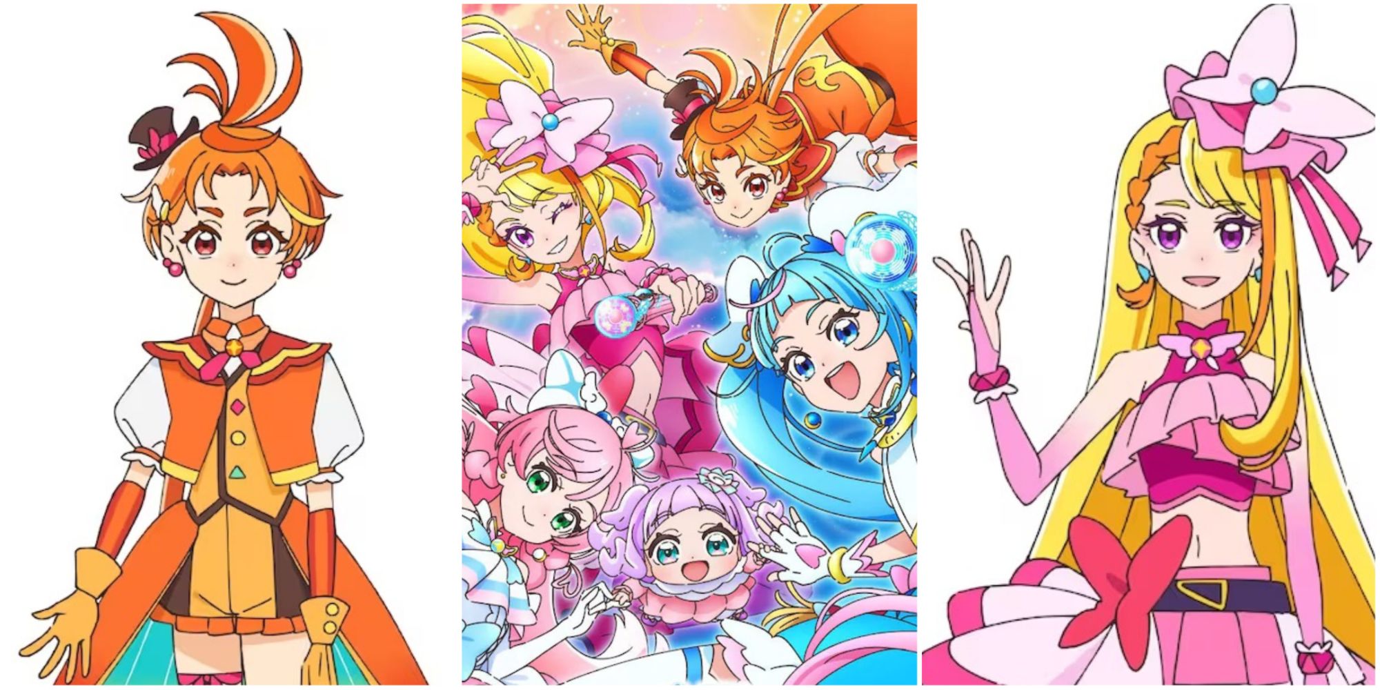 Characters appearing in Delicious Party Pretty Cure Anime