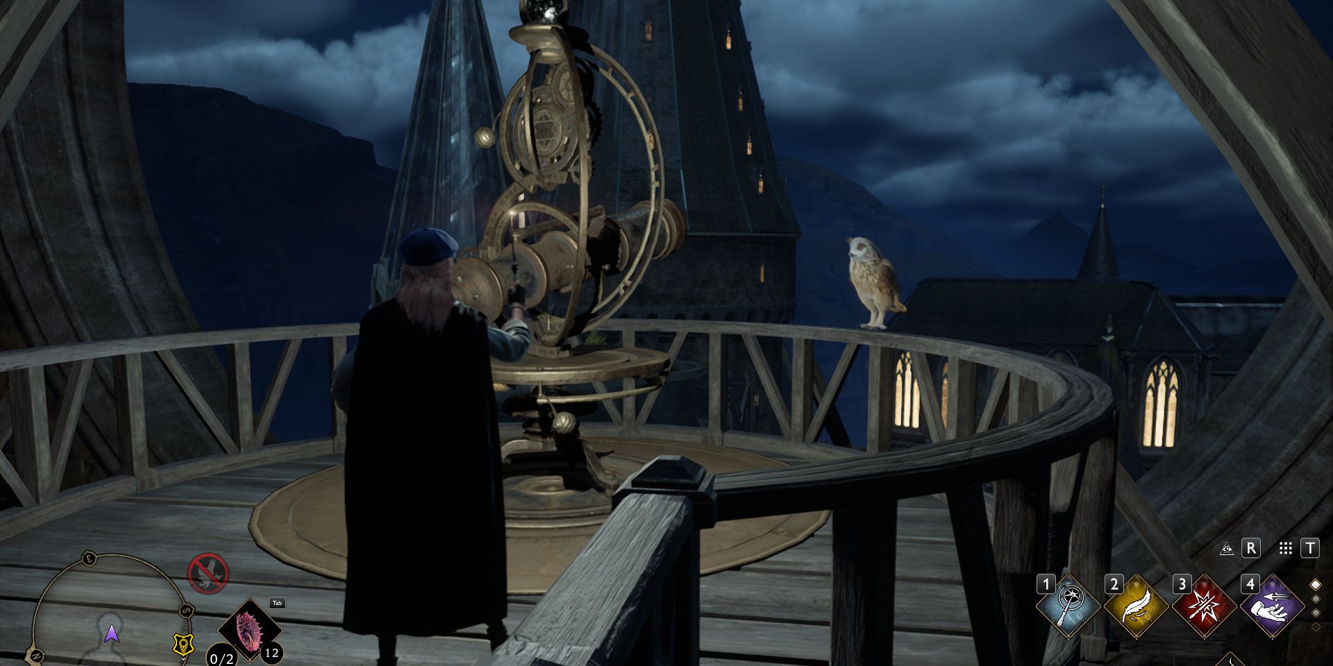 Image of the top of the Astronomical Wing at Hogwarts Heritage.