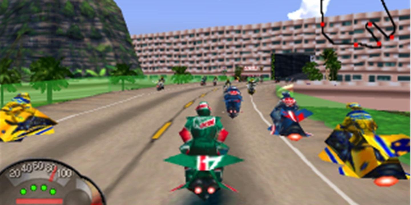 Jet Moto 1 PS1 Playstation 1 Race racing mountain dew hover bike 