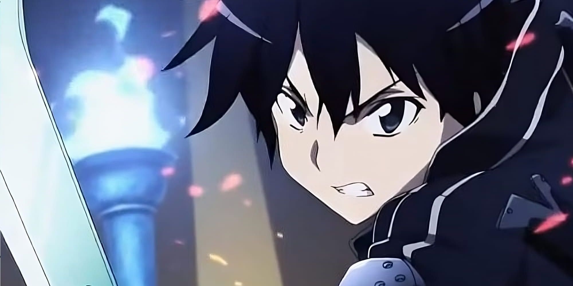 Sword Art Online Kirito fighting the floor boss all by himself