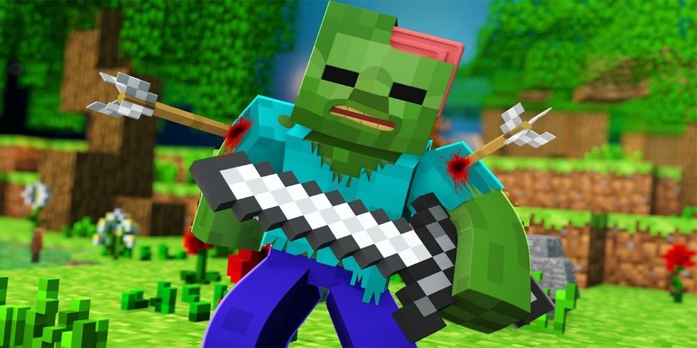 Minecraft Injured Zombie