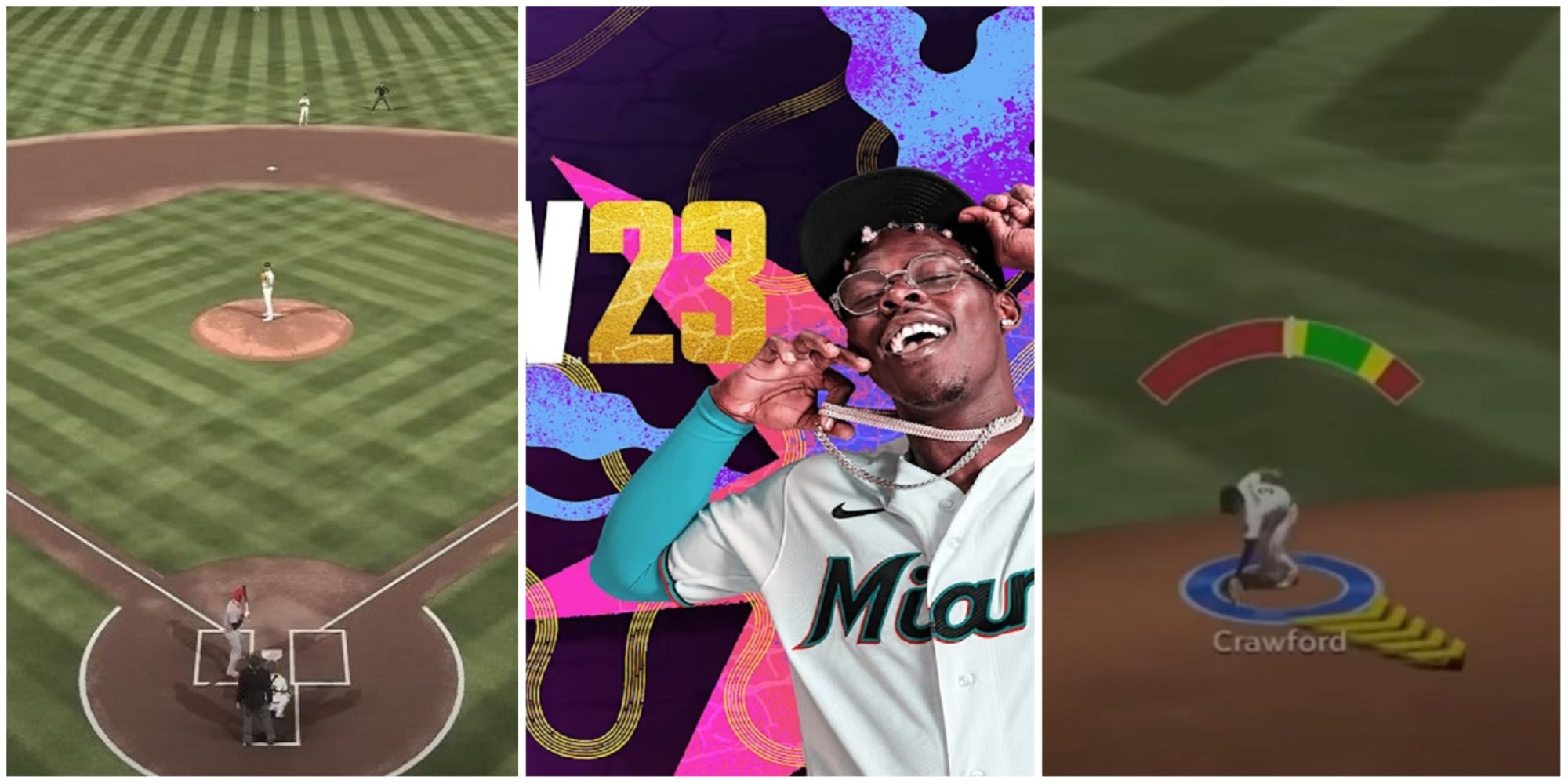 mlb the show 23 gameplay changes collage
