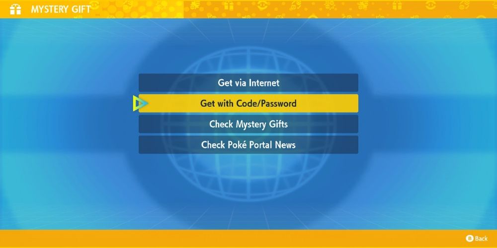 Pokemon Scarlet and Violet Mystery gift list with the given code/password