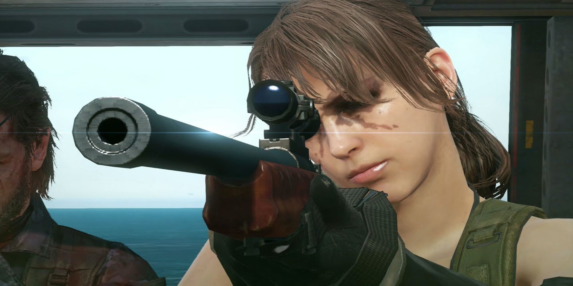 quiet aiming while on a chopper in mgs 5