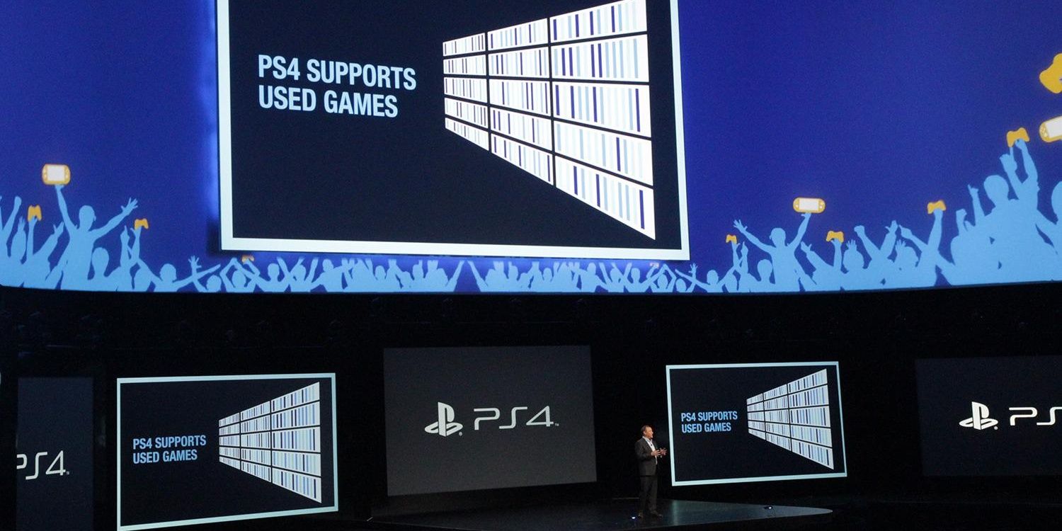 Sony 2013 E3 Presentation Ps4 Used Games Jack Trenton Speech