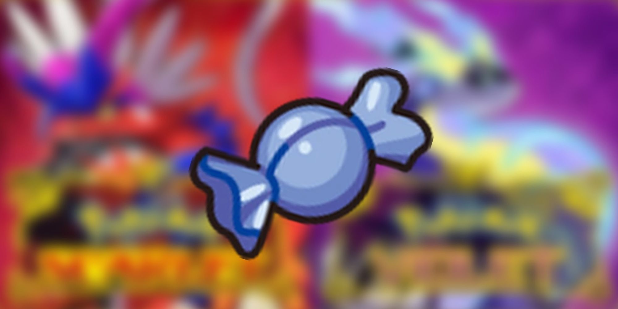 Rare Candy on a Pokemon Scarlet And Violet background