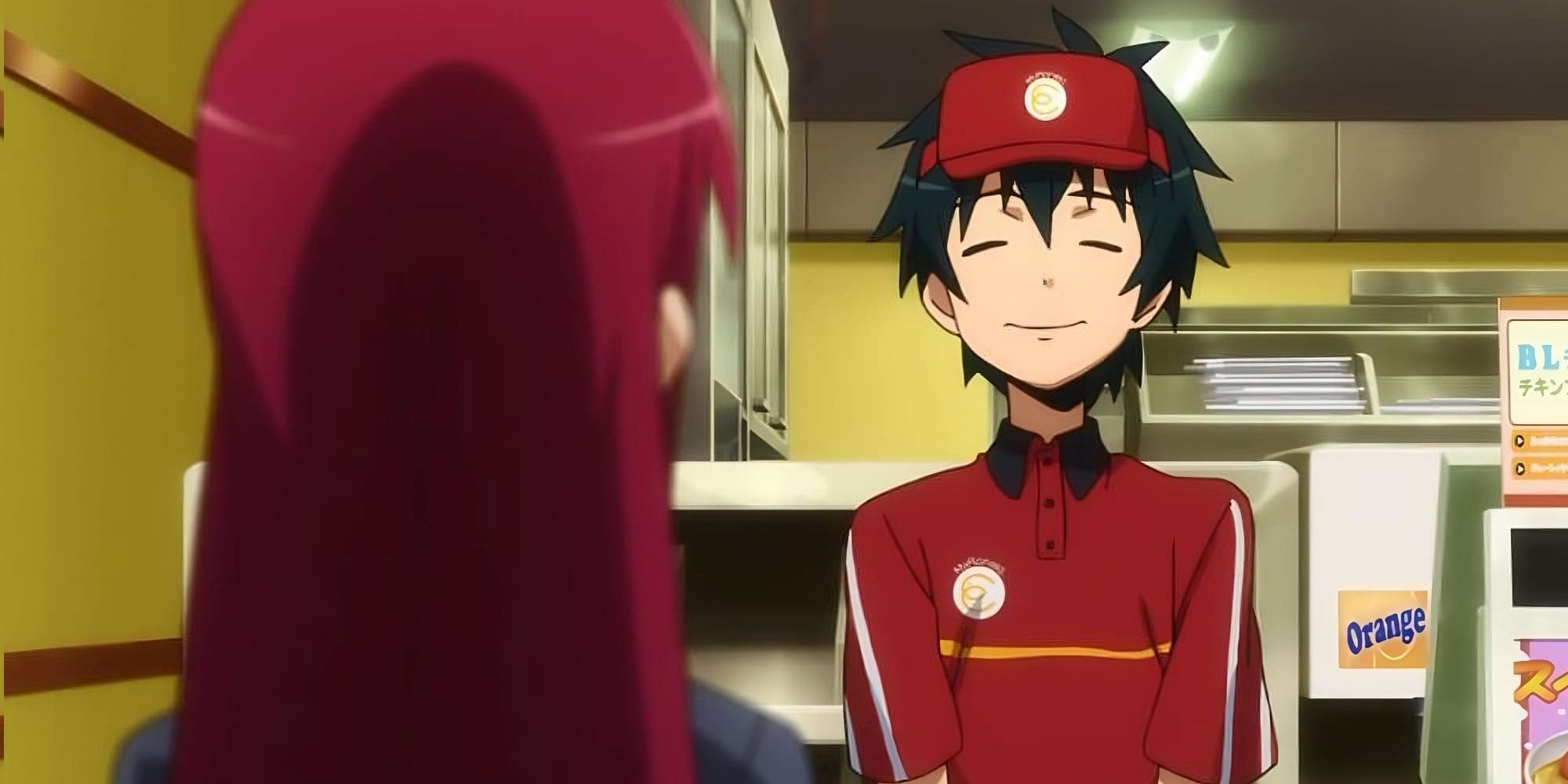 The Devil Is a Part-Timer! Demon Lord Sadao Maou greets Emi Yusa 