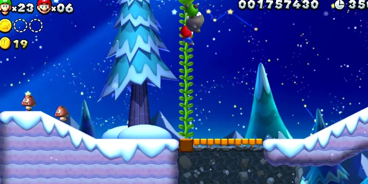 New Super Mario Bros. U Deluxe: All Frosted Glacier Star Coins