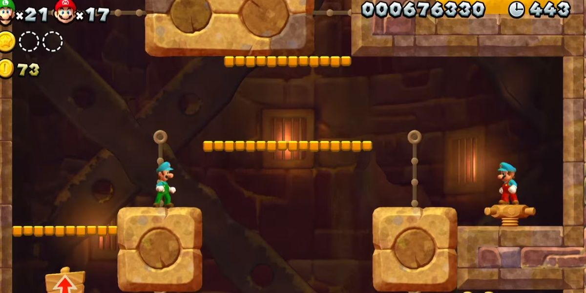 Layer Cake Desert Stoneslide Tower Star Coins New Super Mario Bros. U Deluxe: Every Layer-Cake Desert Star Coins