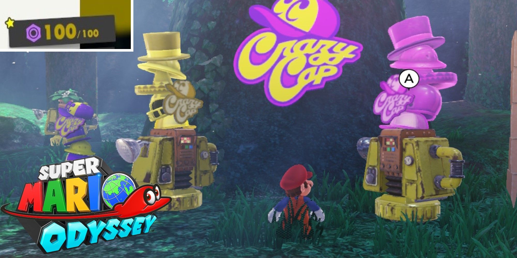 Super Mario Odyssey: Wooded Kingdom Power Moon Locations