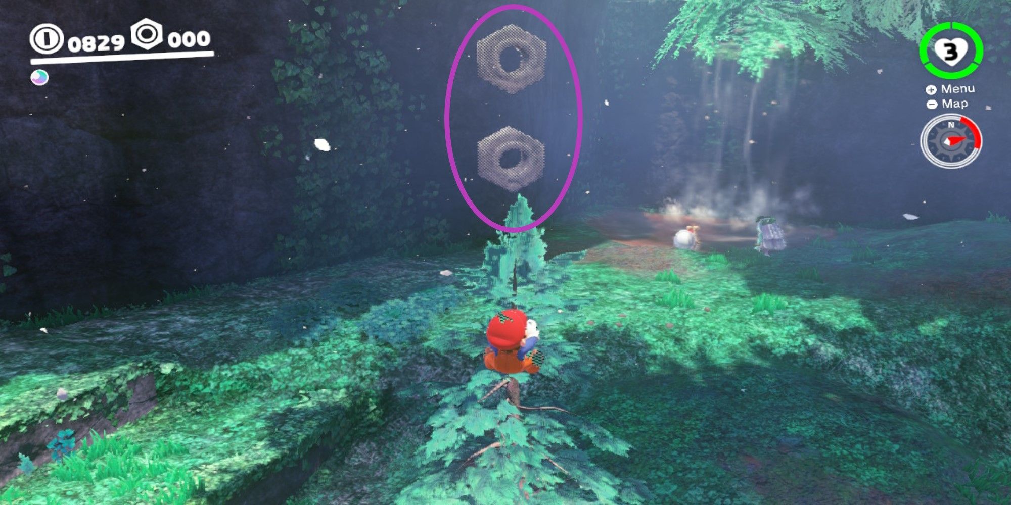 Super Mario Odyssey All Purple Coins In The Wooded Kingdom