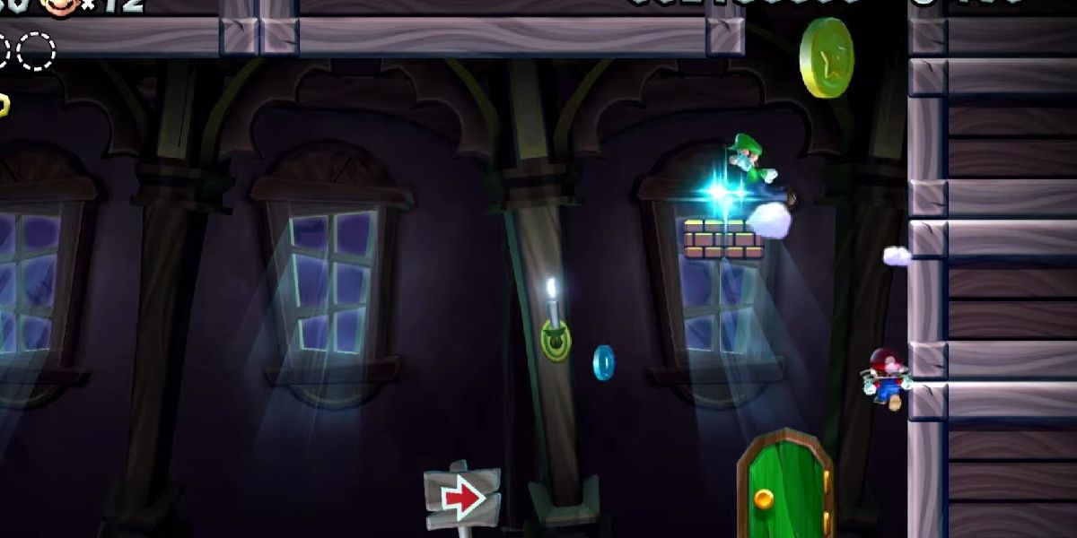 Frosted Glacier Swaying Ghost House Star Coins New Super Mario Bros. U Deluxe: All Frosted Glacier Star Coins