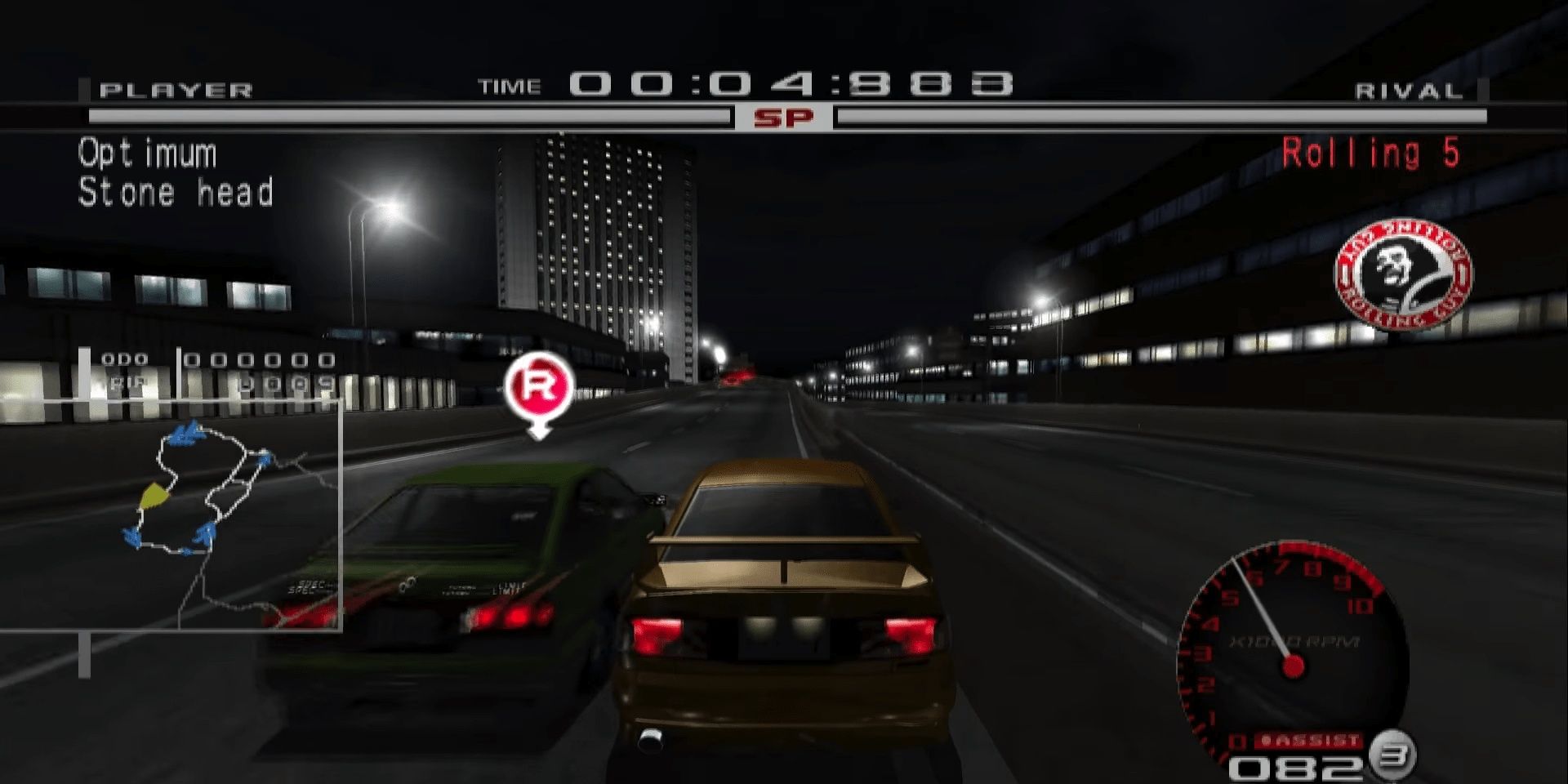 Tokyo Xtreme Racer Zero PS2 Night Time Racing Evolution Mitsubishi Highway Wagon