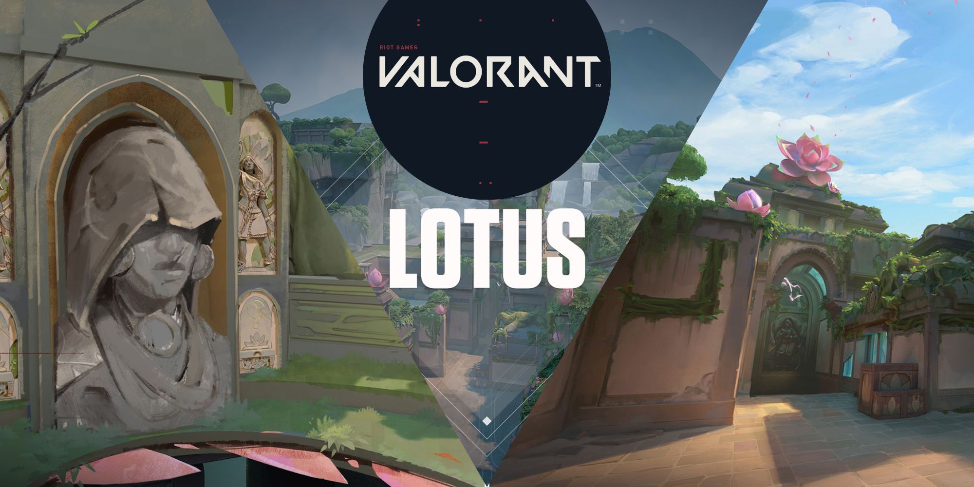 Valorant Lotus Logo Scenery