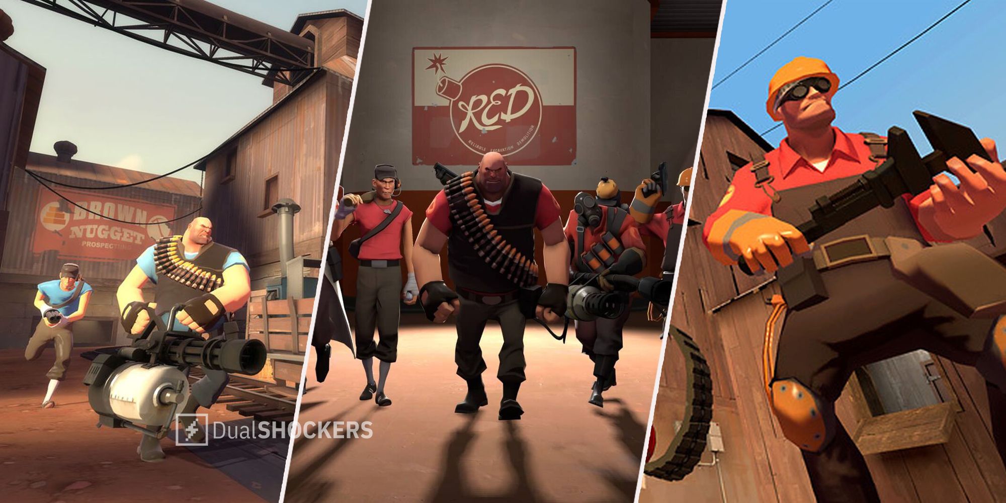 Team Fortress 2 Heavy Weapons Guy, Scout, Soldier, Sniper, Medic, Demoman