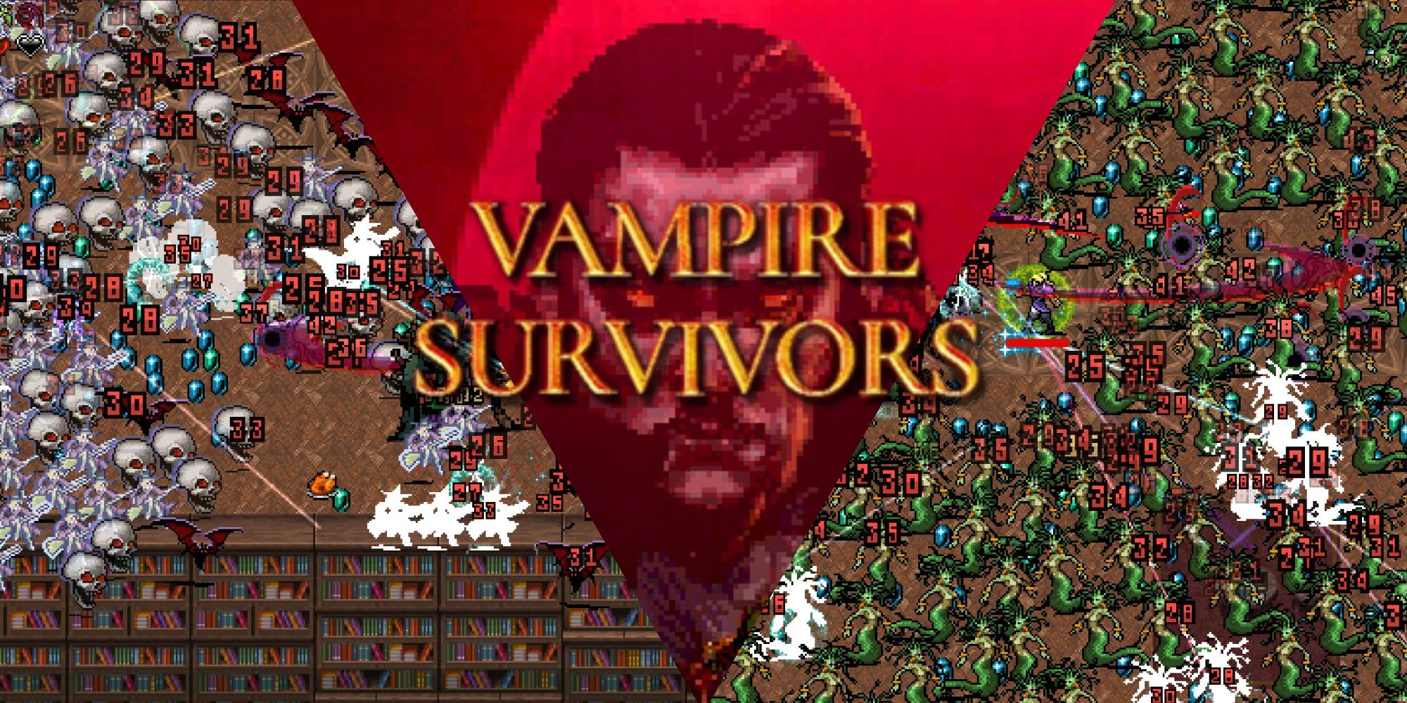 Vampire Survivors Gameplay Logo