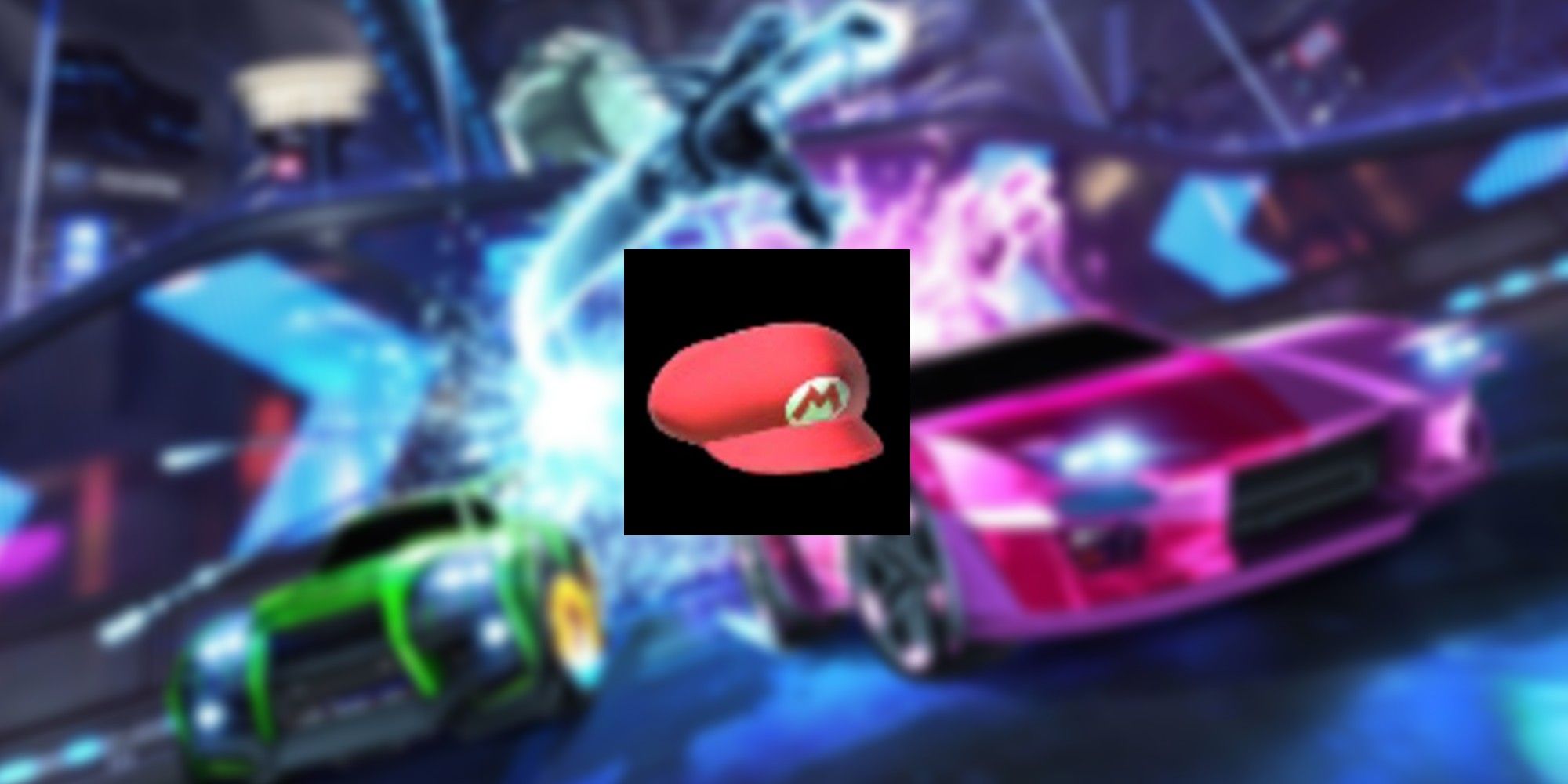the Mario hat attachment in Rocket League
