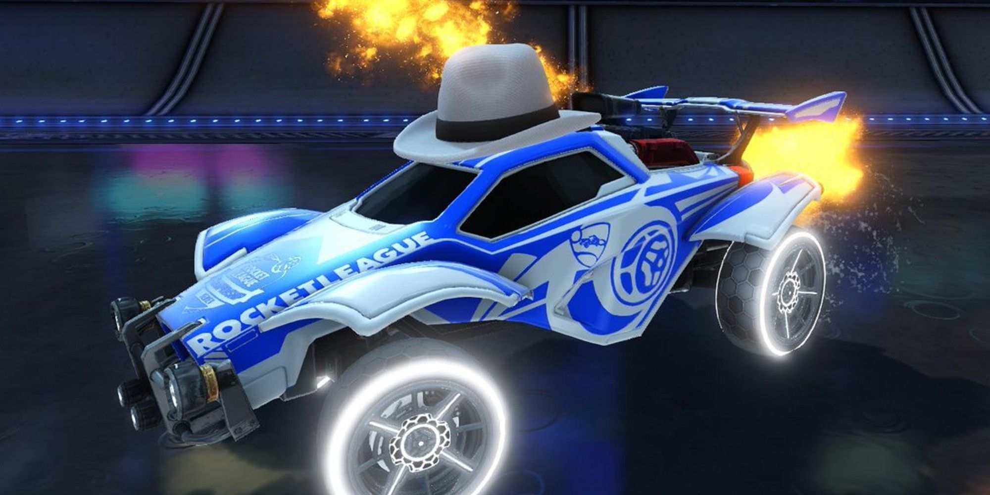 the white hat topper in Rocket League