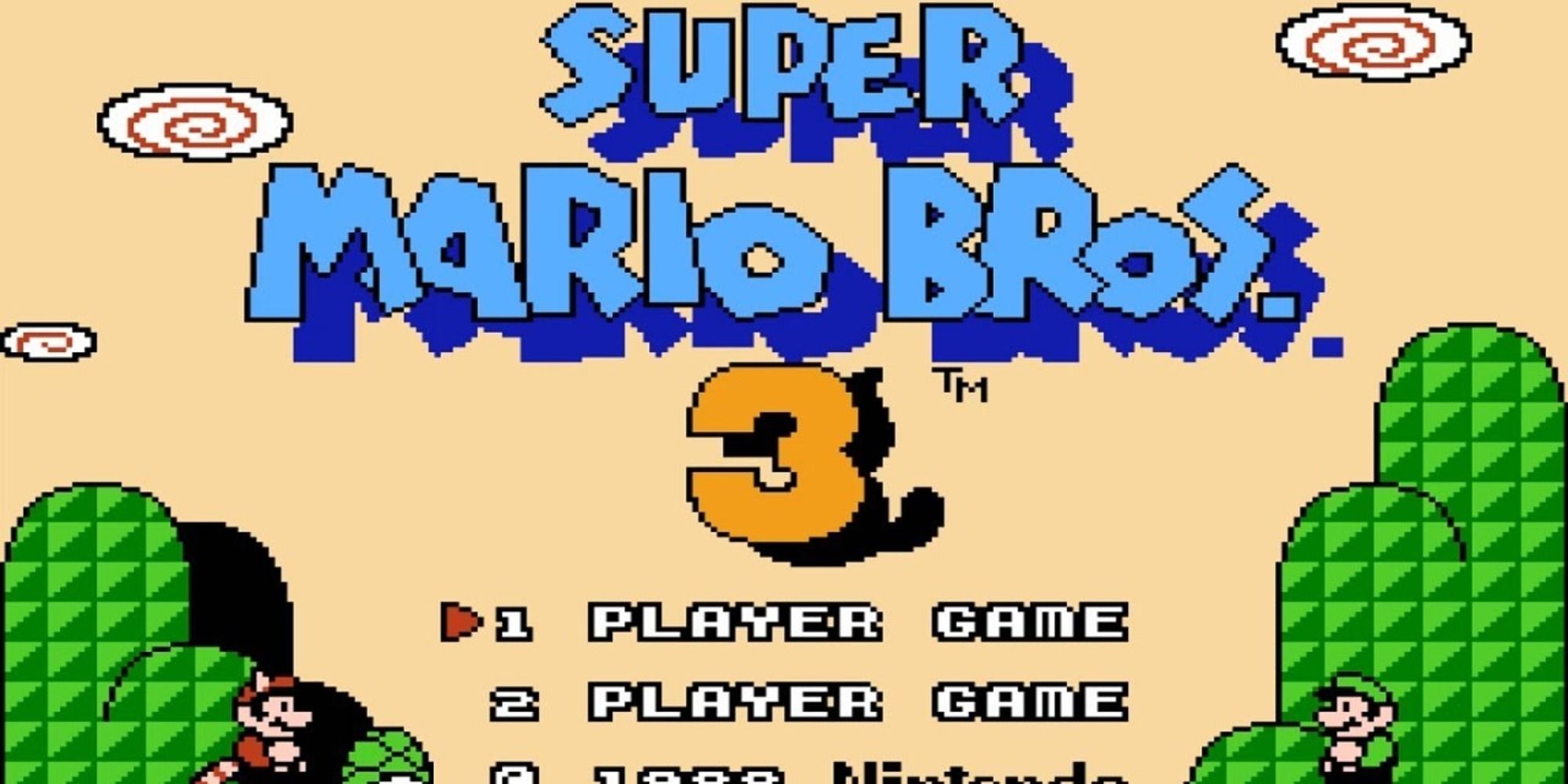 Super Mario Bros 3 title screen