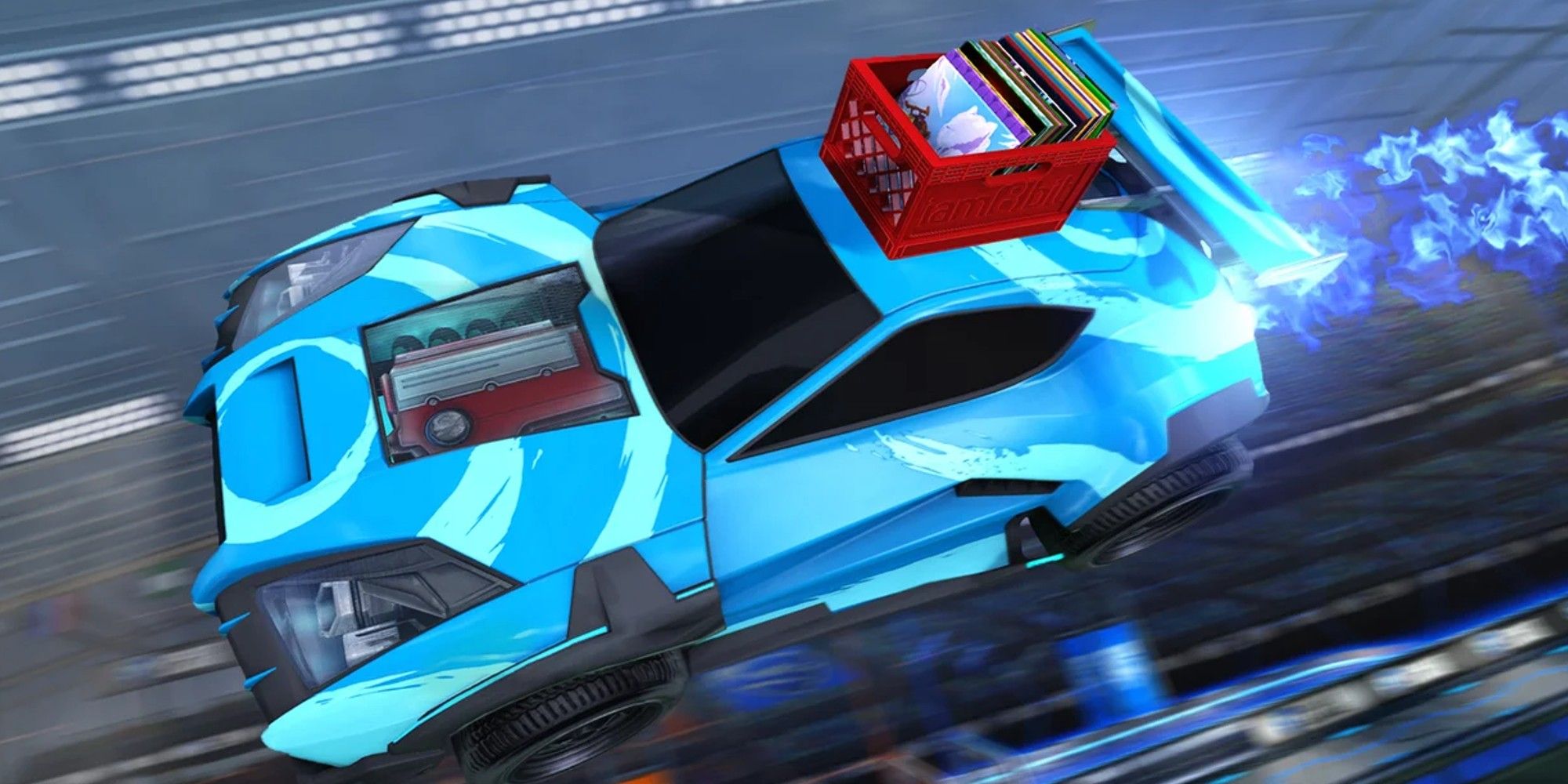 the vinyl box mc topper in rocket league