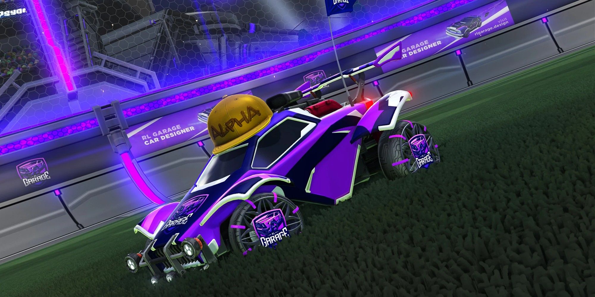 the alpha gold cap topper in rocket league