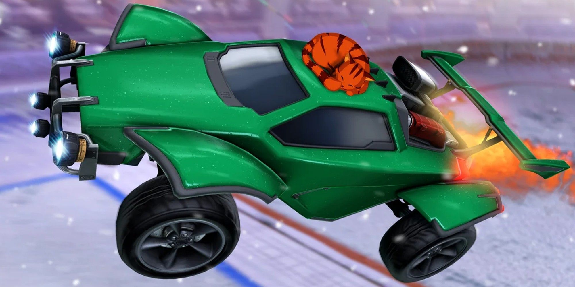 the lofi girl cat topper in rocket league