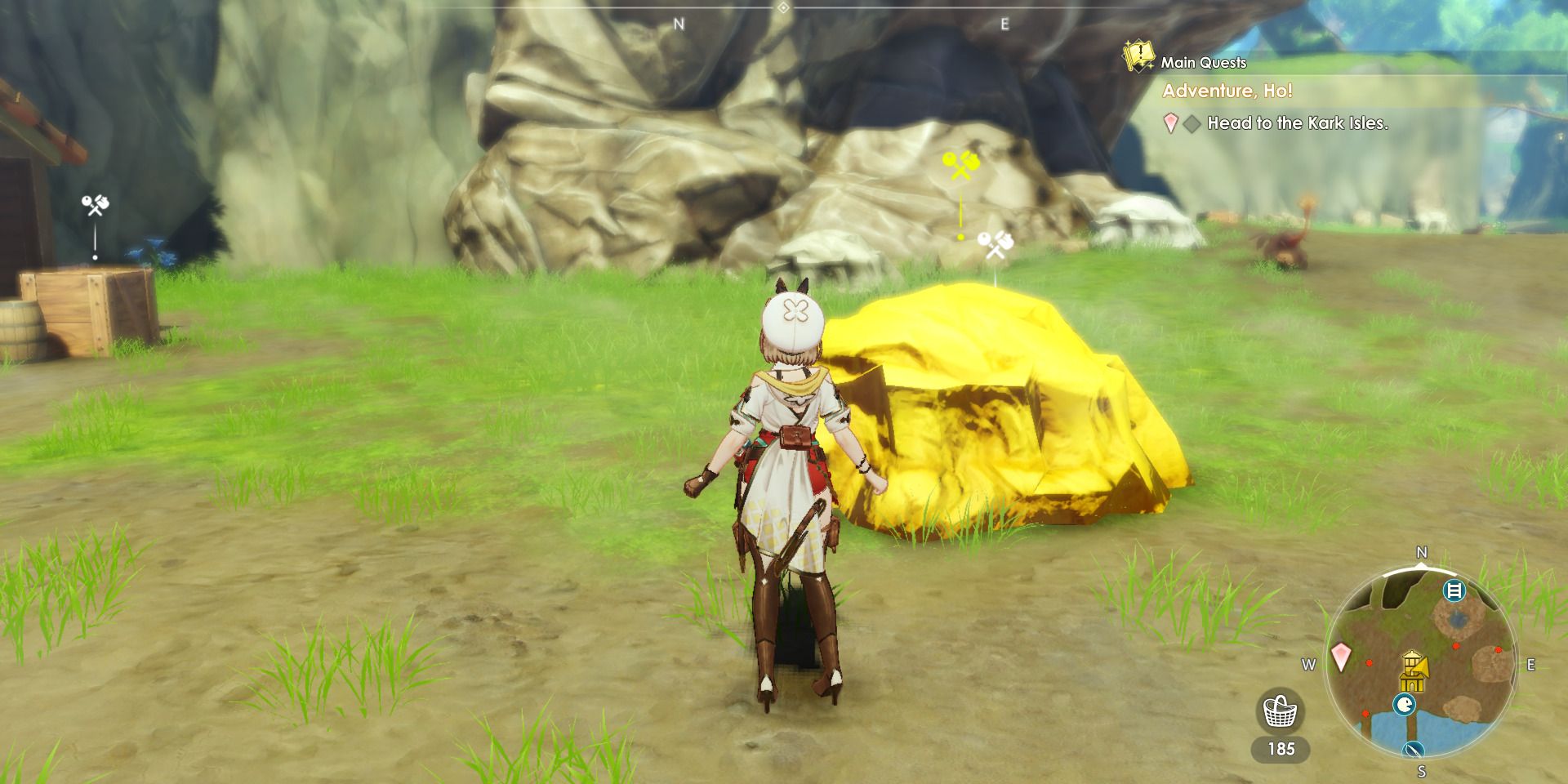 Photo of a rare ingredient in the fields at Atelier Ryza 3.