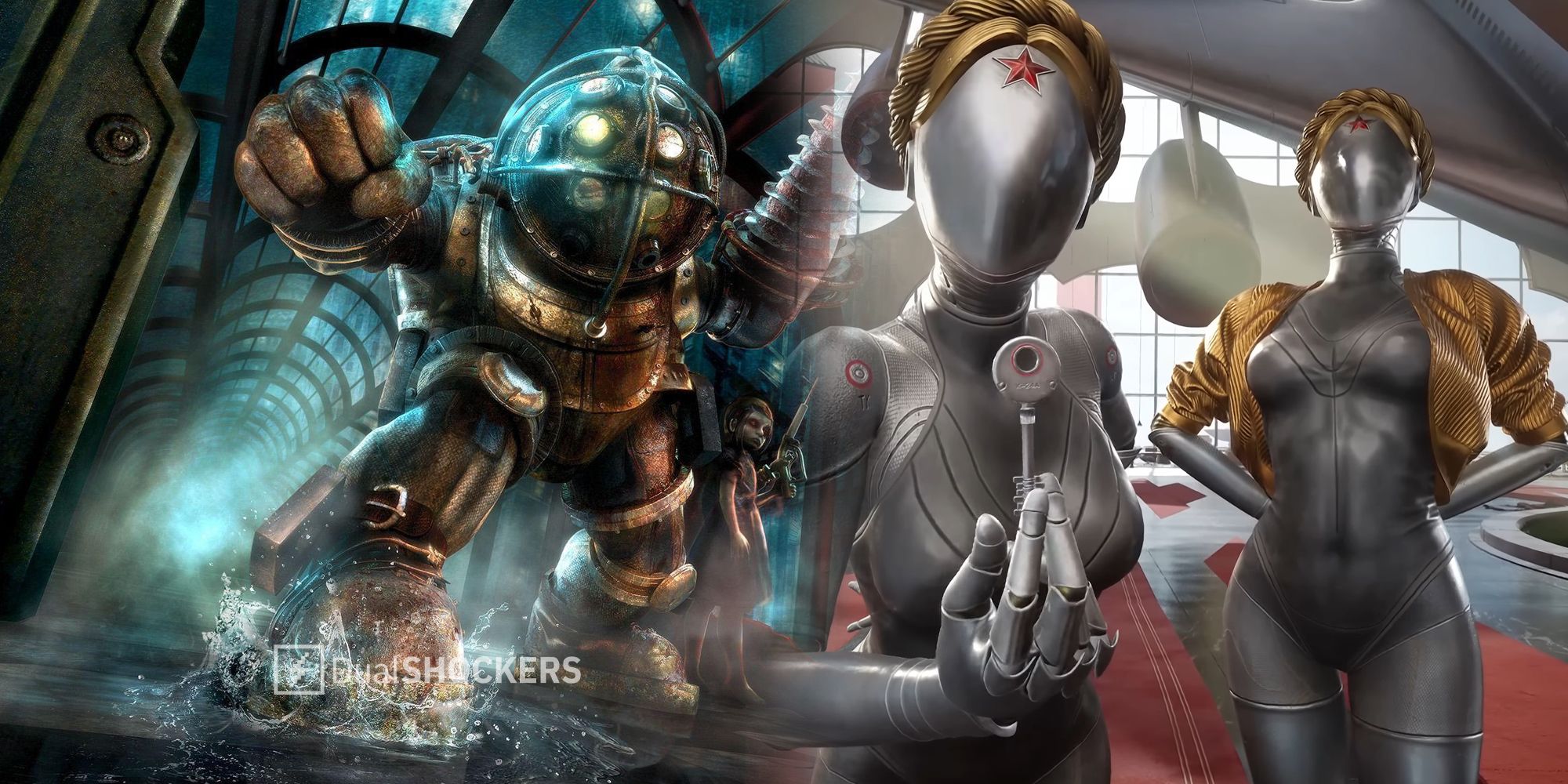 Atomic Heart and Bioshock games