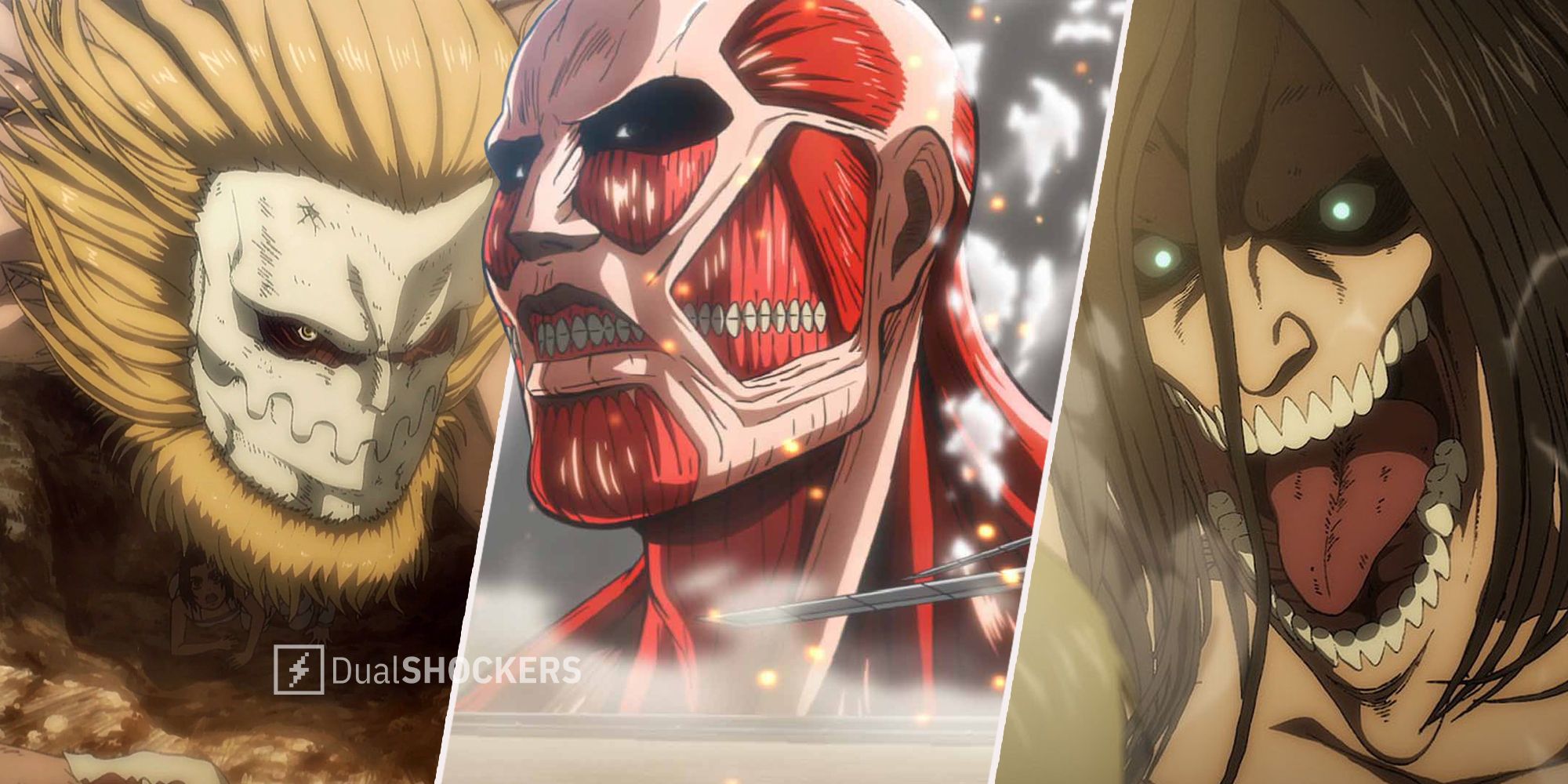 Attack On Titan Jaw Titan, Colossal Titan, Attack Titan