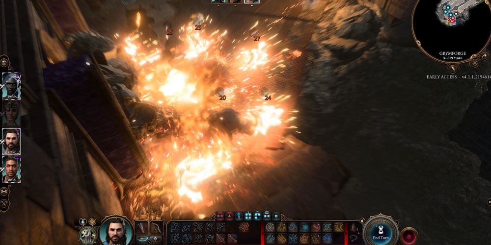 Baldur's Gate 3 Fireball Winning Fight