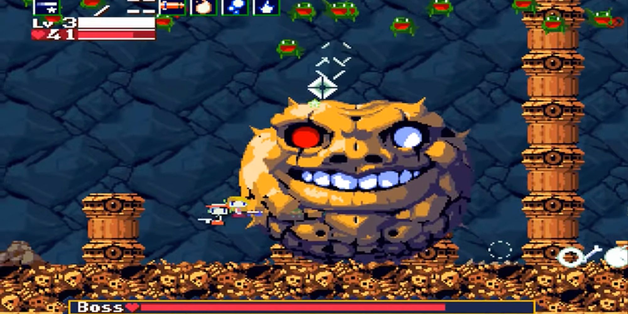 Ballos battle in Cave Story
