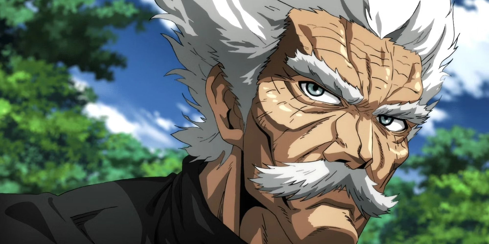 Bang is one of the strongest old men in anime