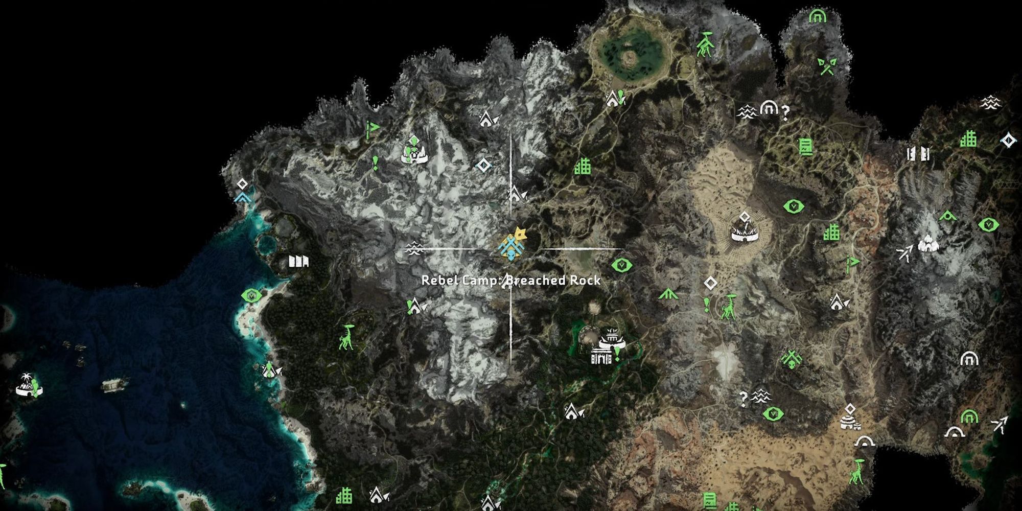 Horizon Forbidden West: All Rebel Camp Locations