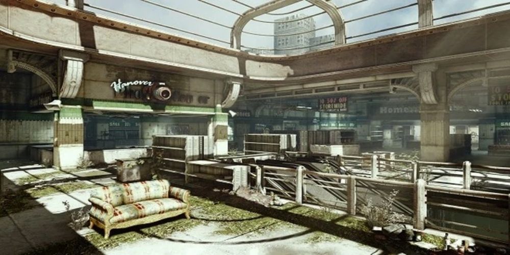 View of the map from Gears of War