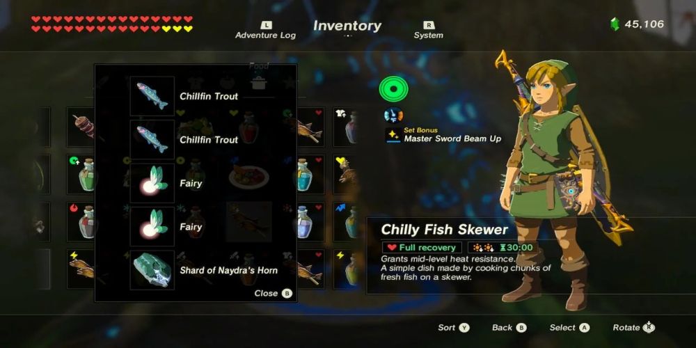 Zelda: BotW - Best Food Dishes, Ranked