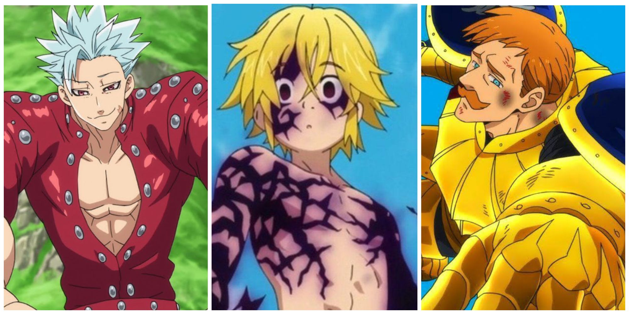 The Seven Deadly Sins: Main Characters Ranked From Youngest To