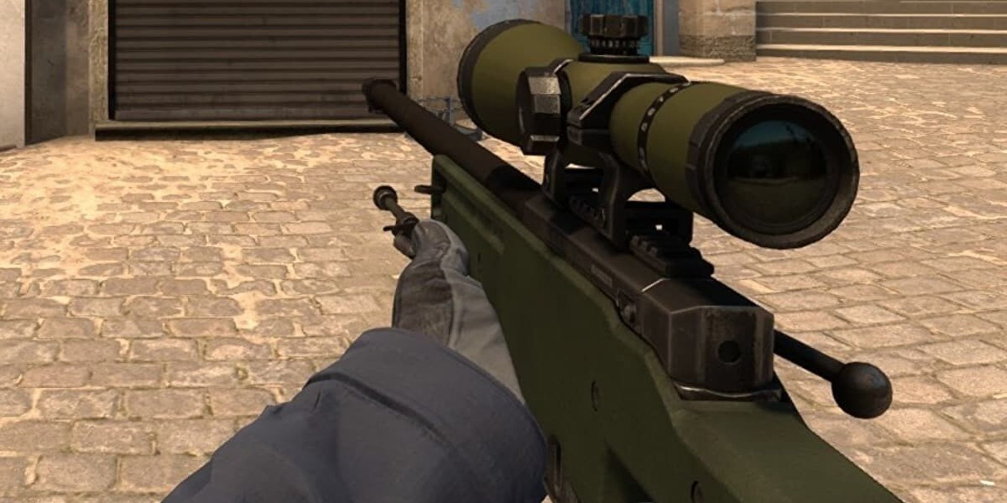 Screenshot of Valve csgo fps sniper rifle in game