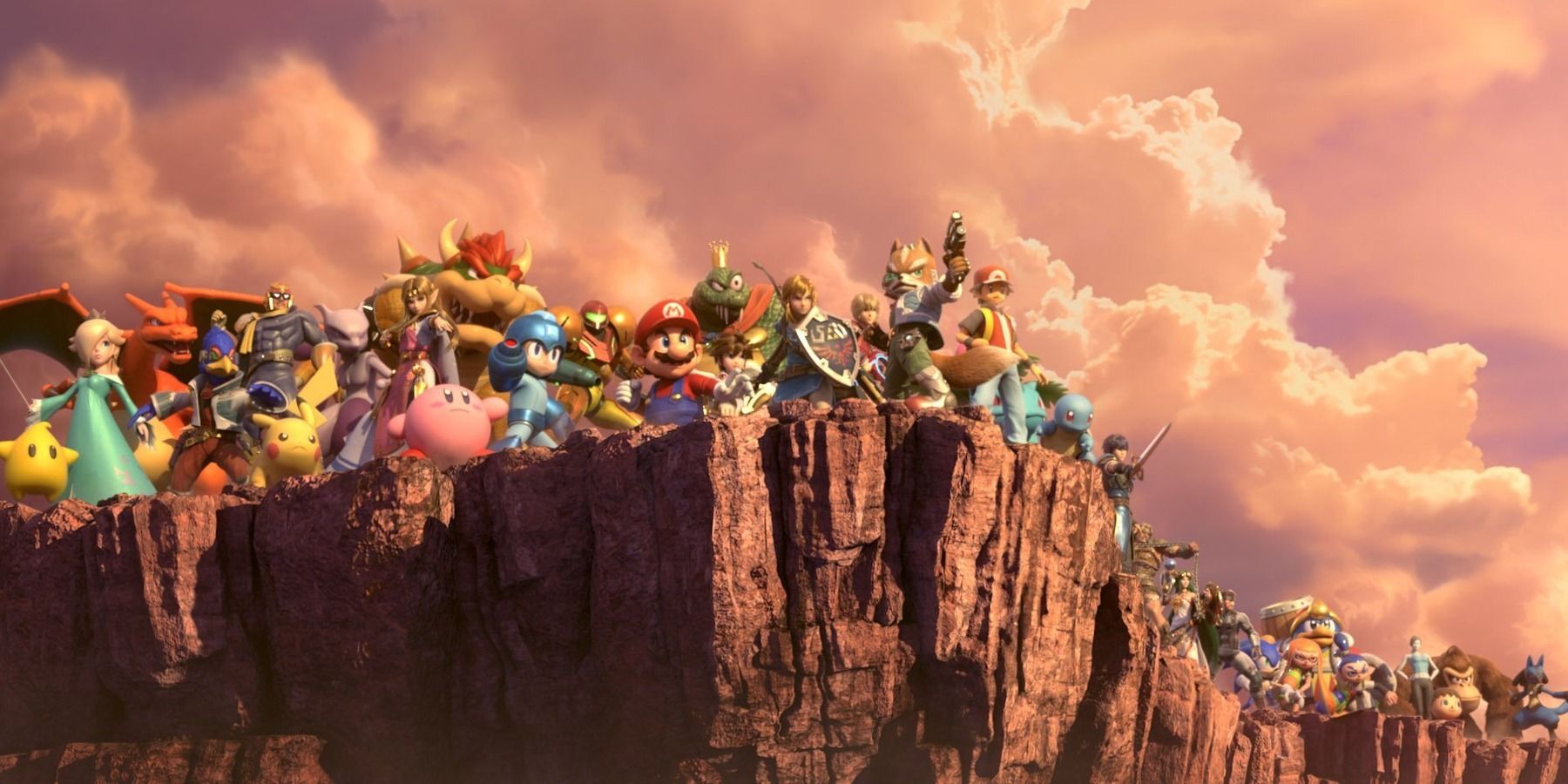 The opening cutscene of the World of Light mode in Super Smash Bros. Ultimate.