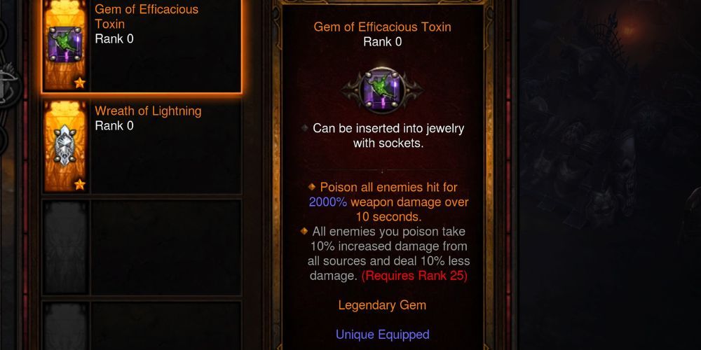 Diablo 3 Best Legendary Gems, Ranked