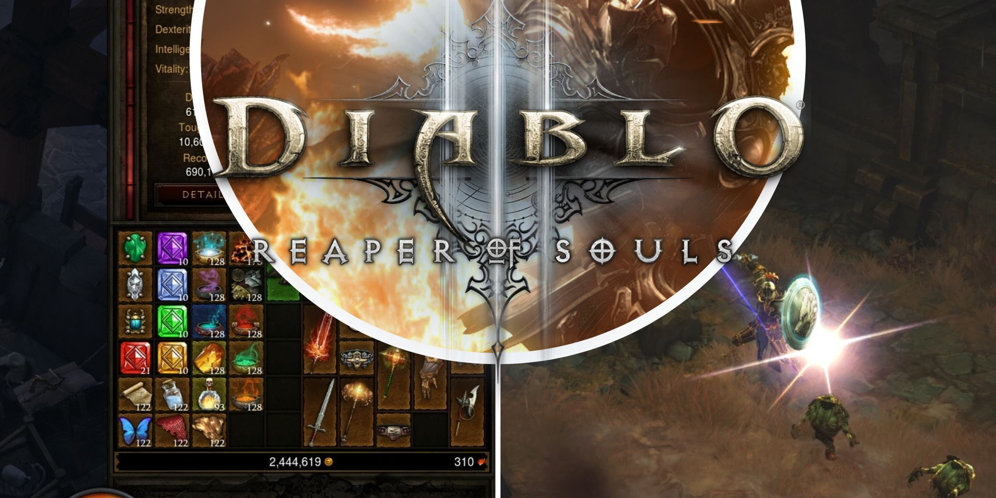 Diablo 3 Gems Logo Shield