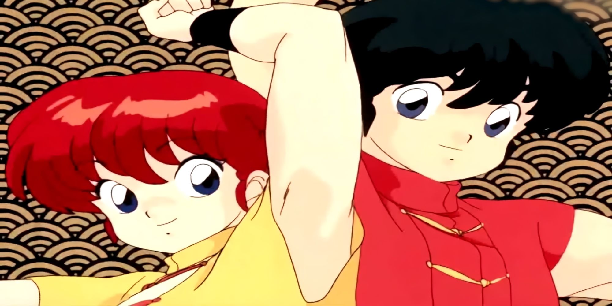 Female and Male Ranma posing for the camera