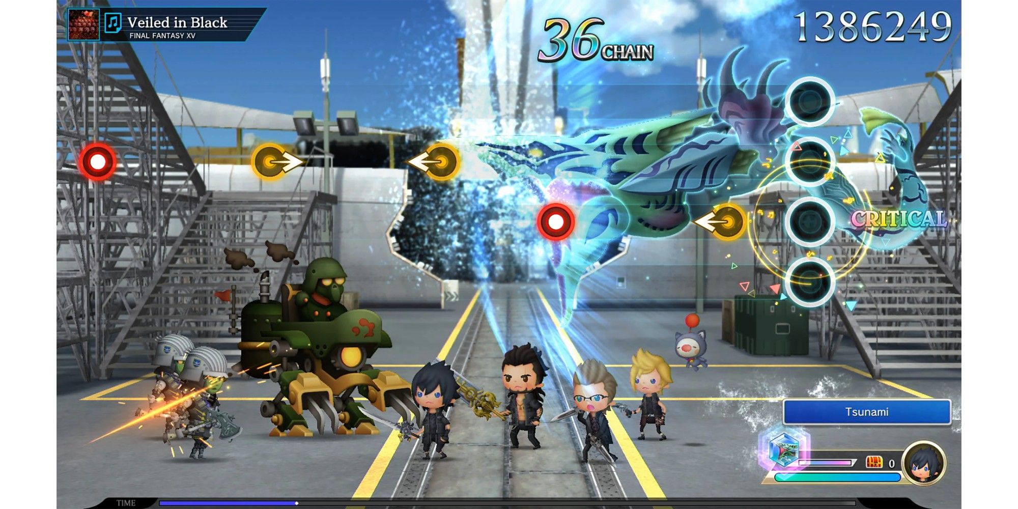 Final Fantasy Theatrhythm Final Bar Line Battle Stage