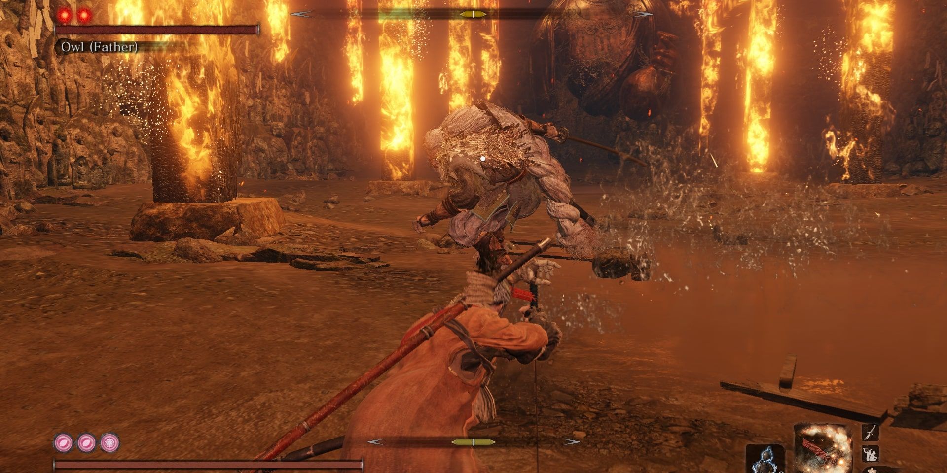 Owl Father Boss Fight from Sekiro