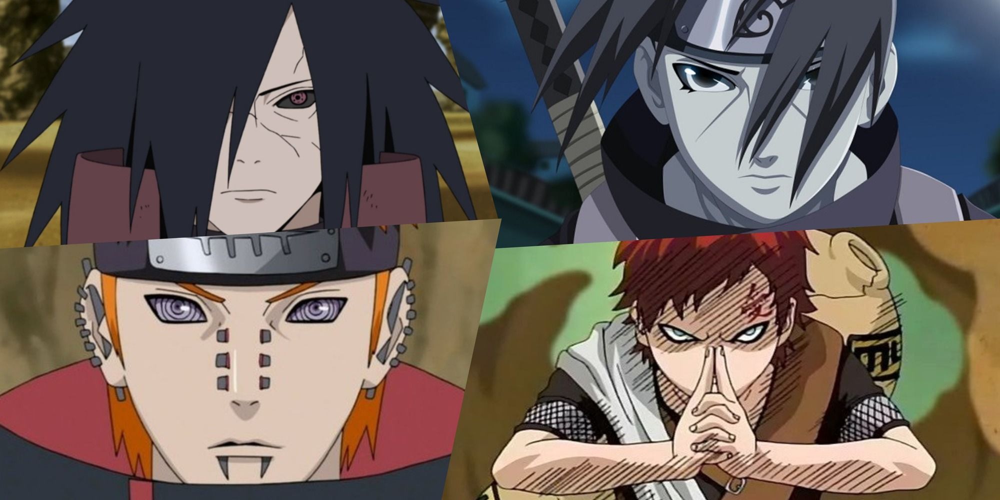 Naruto Shippuden Villain Cover Photo Madara Pain Itachi Uchiha Gaara 