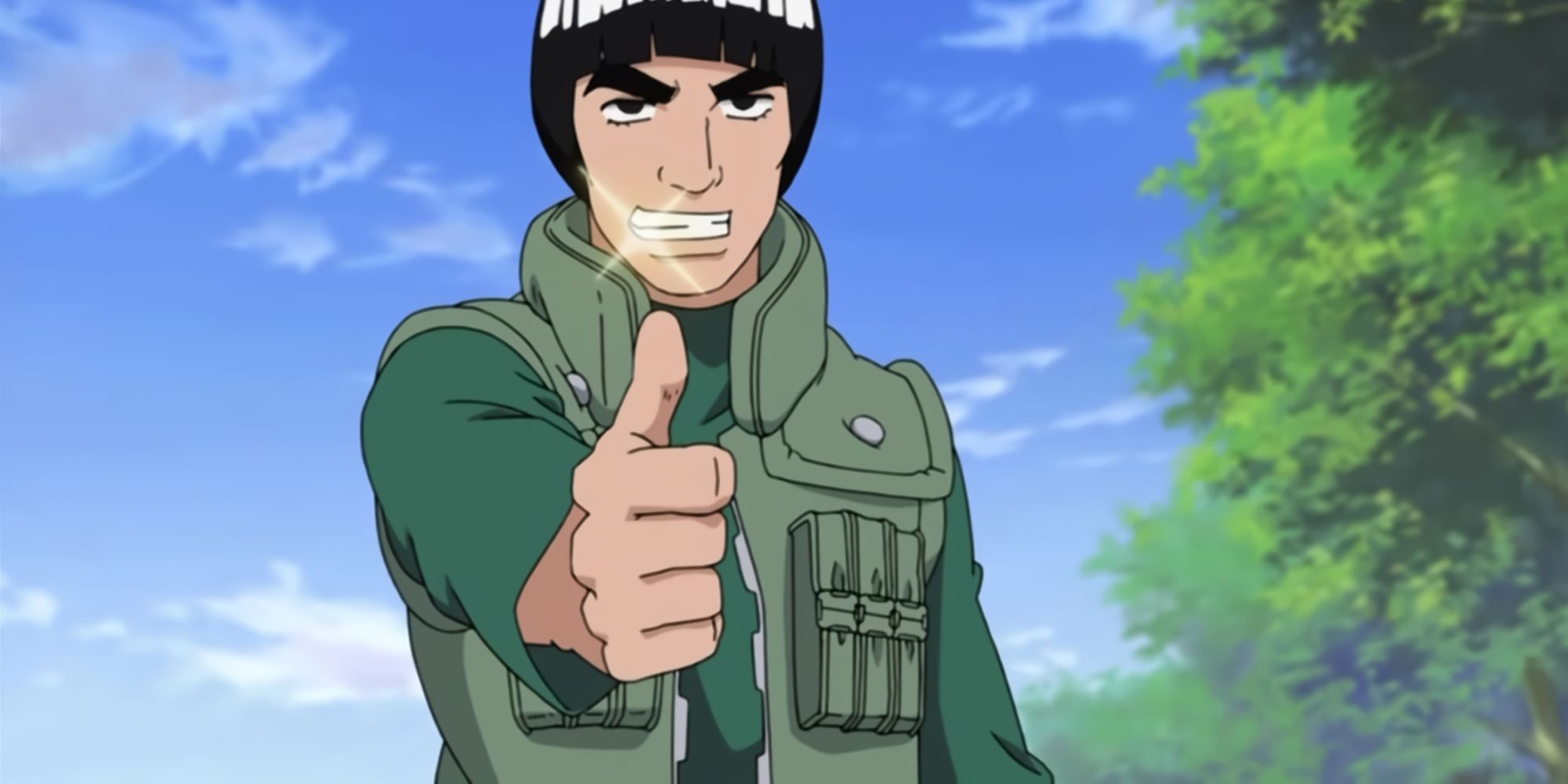 Guy From Naruto Smiling