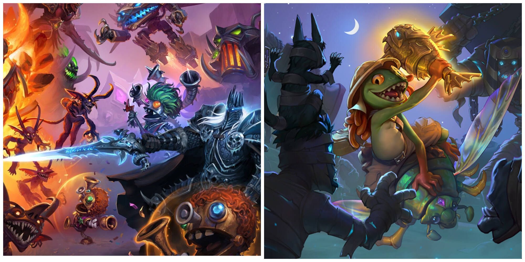 Hearthstone Battleground Cover image with Heroes