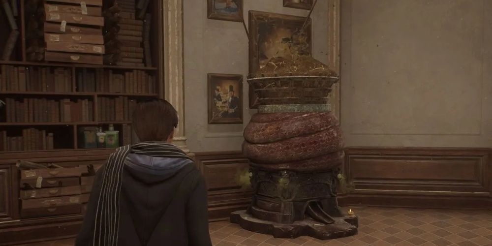 The Dung Composter in Hogwarts Legacy
